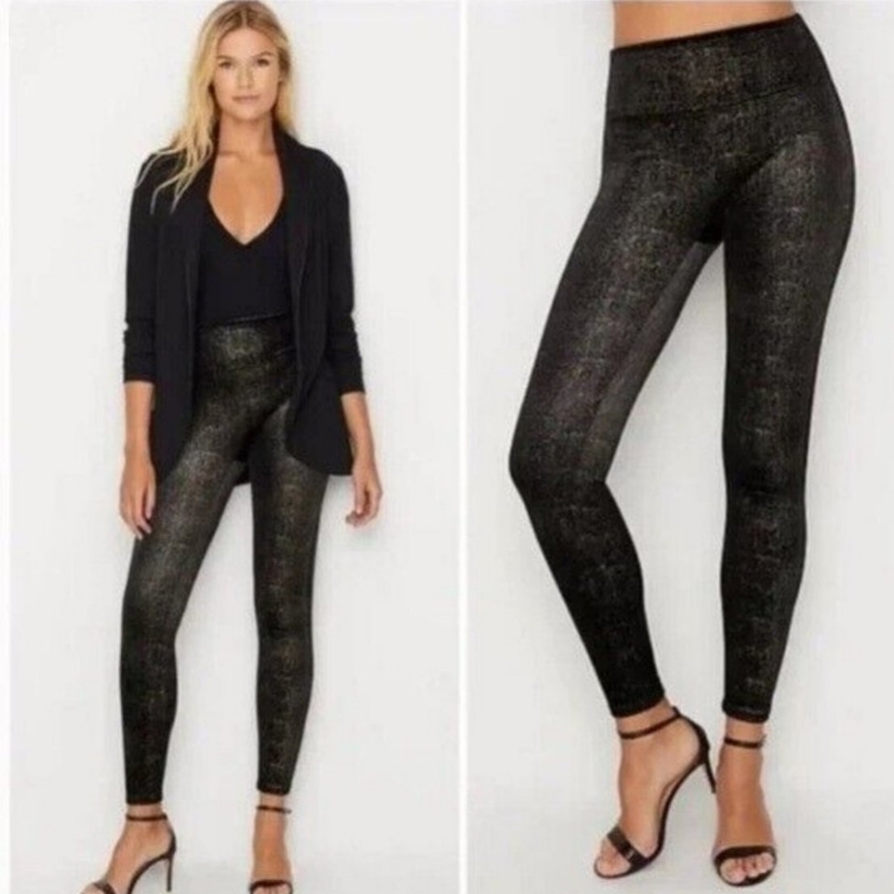 SPANX Shimmering Black Leggings